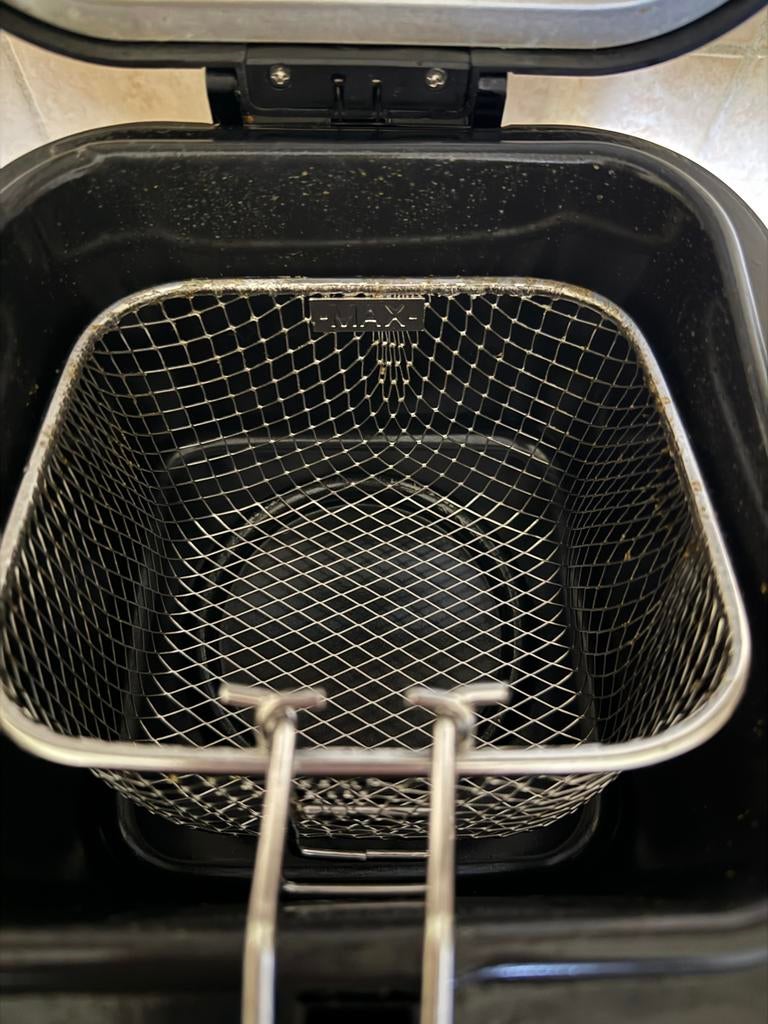 Mini friteuse SilverCrest - Compact en handig, Witgoed en Apparatuur, Frituurpannen, 1 tot 2 liter, Ophalen of Verzenden, Gebruikt