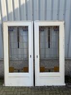 Prachtige antieke Amsterdamse ensuitedeuren in glas in lood, La belle porte, Jurgen.hoogenboezem@gmail.com, Binnendeur, Ophalen of Verzenden