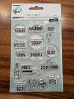 Craftlab stempel cheers, Ophalen of Verzenden, Zo goed als nieuw, Houten stempel