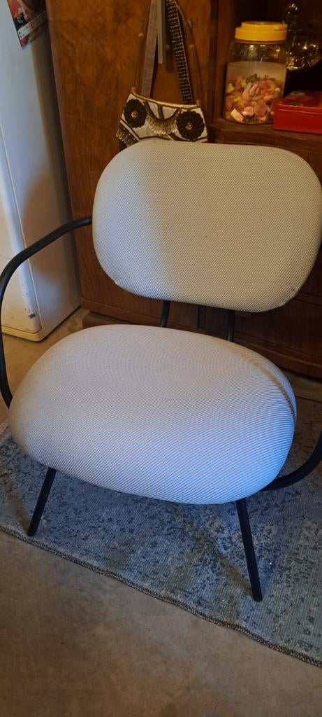 Puik fauteuil lichtgrijs 3x nieuw, Ophalen, Drie, Nieuw, Stof