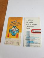 3409 zwitserland 2 kaartjes kabelbaan saas-fee jaren 90, Verzenden, Tram, Overige typen