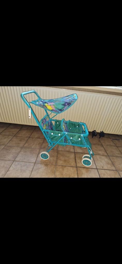 Tweelingpoppenwagen, nette staat., Ophalen, Gebruikt, Babypop