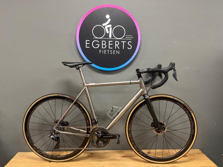 Van Nicholas Skeiron Heren Titanium 54cm M 2025, Fietsen en Brommers, Fietsen | Racefietsen, Gebruikt, Overige merken, 53 tot 57 cm