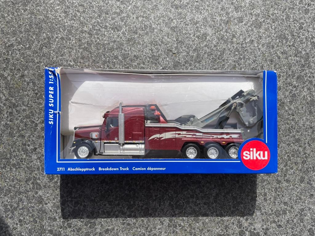 Siku 2711 - Freightliner Coronado sleepwagen bruin, Ophalen of Verzenden, Nieuw, Bus of Vrachtwagen, SIKU