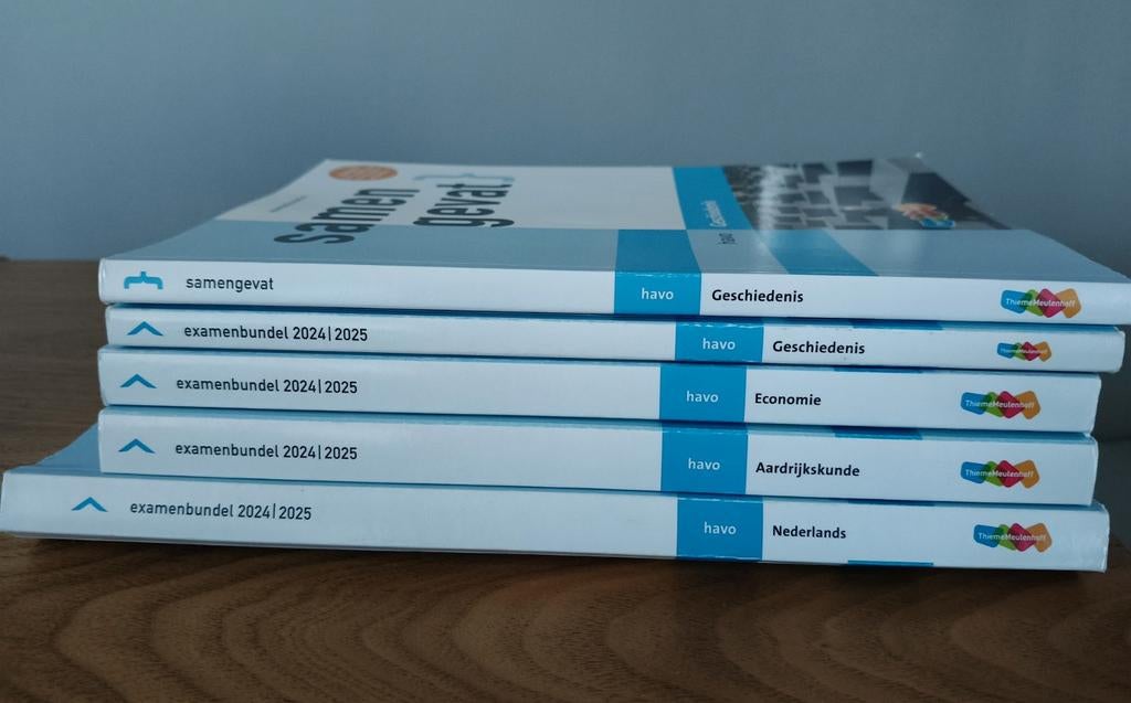 Examenbundels & samenvatting havo 2024/2025 (5 stuks), Boeken, Schoolboeken, Ophalen, Nieuw, HAVO, Overige vakken