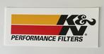 K&N  filters reclamebord -   36x15, Ophalen of Verzenden, Zo goed als nieuw, Auto's
