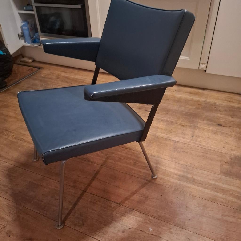 Gispen Cordemeyer fauteuil, Ophalen, Minder dan 75 cm, Leer, 50 tot 75 cm