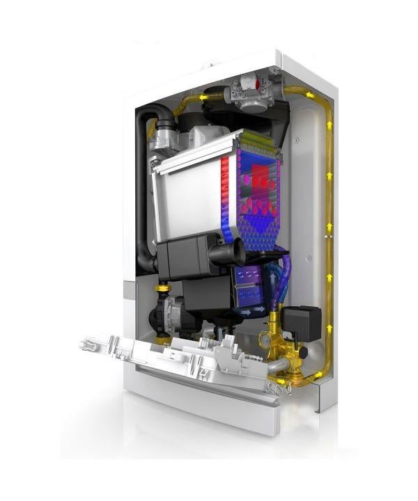 ATAG i36ECZ CV-ketel met One thermostaat en rookgasafvoer, Ophalen, 30 tot 80 cm, Hoog rendement (Hr), Cv-ketel of Combi-ketel