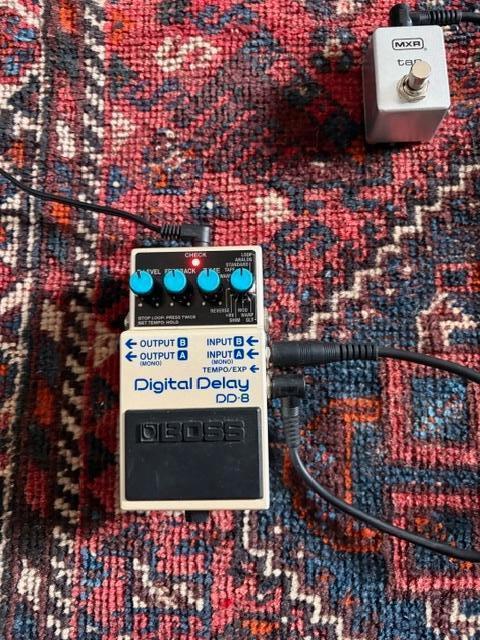 Boss dd-8 Delay + MXR Tap tampo, Muziek en Instrumenten, Effecten, Zo goed als nieuw, Delay of Echo, Reverb, Ophalen of Verzenden