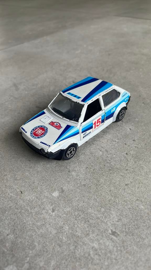 Bburago Fiat Ritmo Abarth modelauto, Ophalen of Verzenden, Zo goed als nieuw, Auto