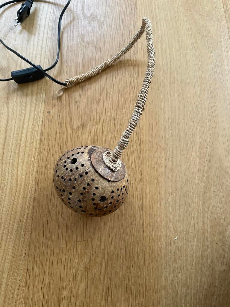 Thailandese handmade lamp, Ophalen of Verzenden, Zo goed als nieuw