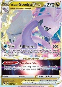 Hisuian Goodra VSTAR #136 - LOR -Lost Origin, Verzenden, Zo goed als nieuw