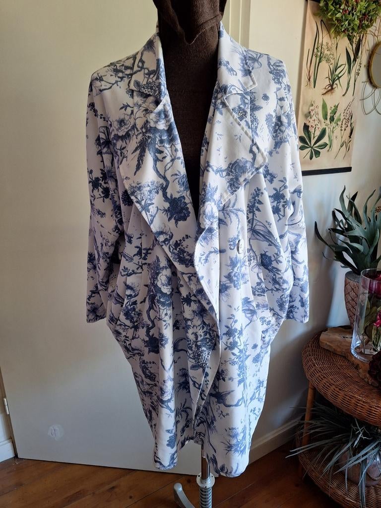 Blazer jasje blauw maat 42 44, Blauw, Maat 46/48 (XL) of groter, Ophalen of Verzenden, Jasje