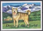 Grenada Blok 327 Honden 1993 postfris, Ophalen of Verzenden, Postfris, Dier of Natuur