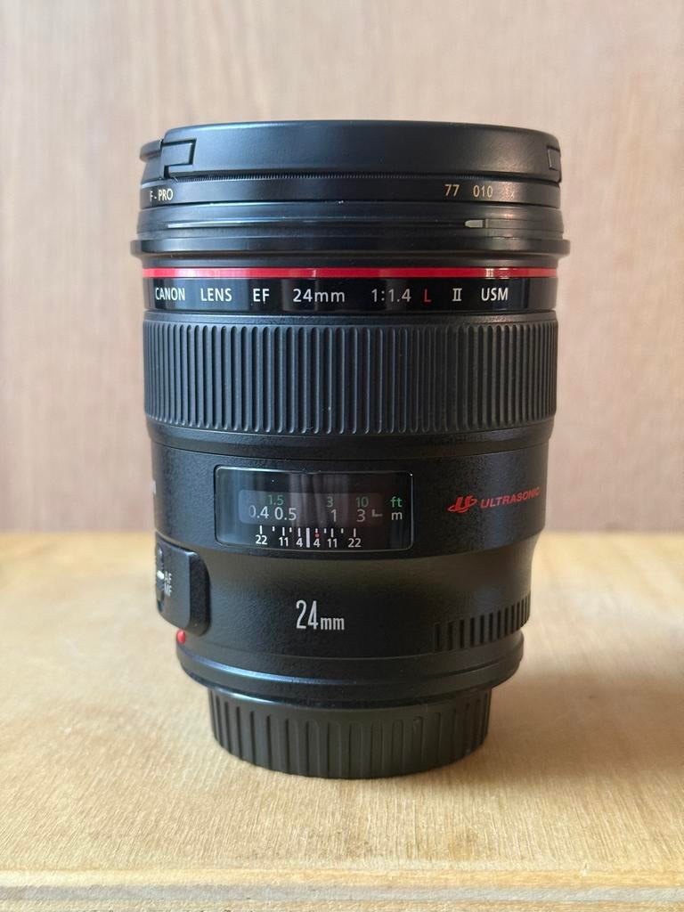 Canon EF 24mm F1.4 L II USM Groothoeklens, Ophalen, Gebruikt, Groothoeklens