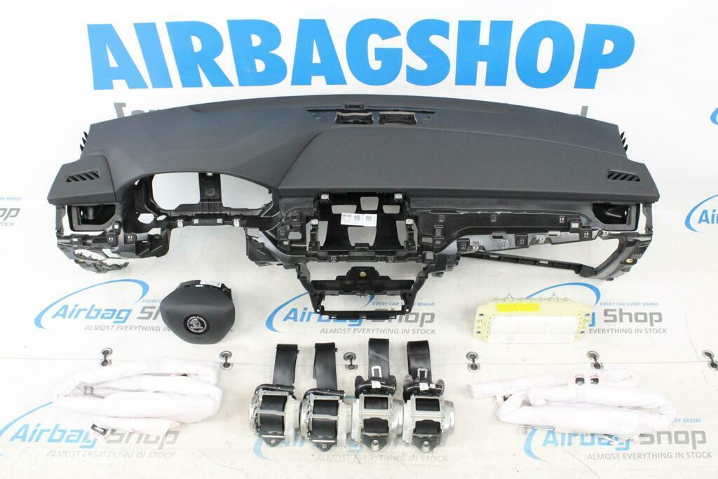 Airbag set Dashboard zwart dak airbags Skoda Kamiq 2019-.., Auto-onderdelen, Gebruikt, Ophalen of Verzenden
