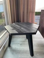 Bijzettafel zwart / hout, Huis en Inrichting, Tafels | Bijzettafels, Minder dan 55 cm, Zo goed als nieuw, Hout, Ophalen