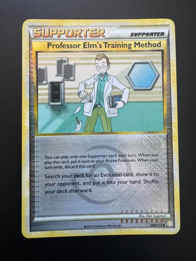 Professor Elm's Training Method (PPP HS 100) // Near Mint-, Hobby en Vrije tijd, Verzamelkaartspellen | Pokémon, Zo goed als nieuw