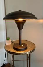 Antieke bureaulamp koper messing rond 1920 1930., Ophalen, Overige materialen, Zo goed als nieuw, Antiek Vintage Art Deco