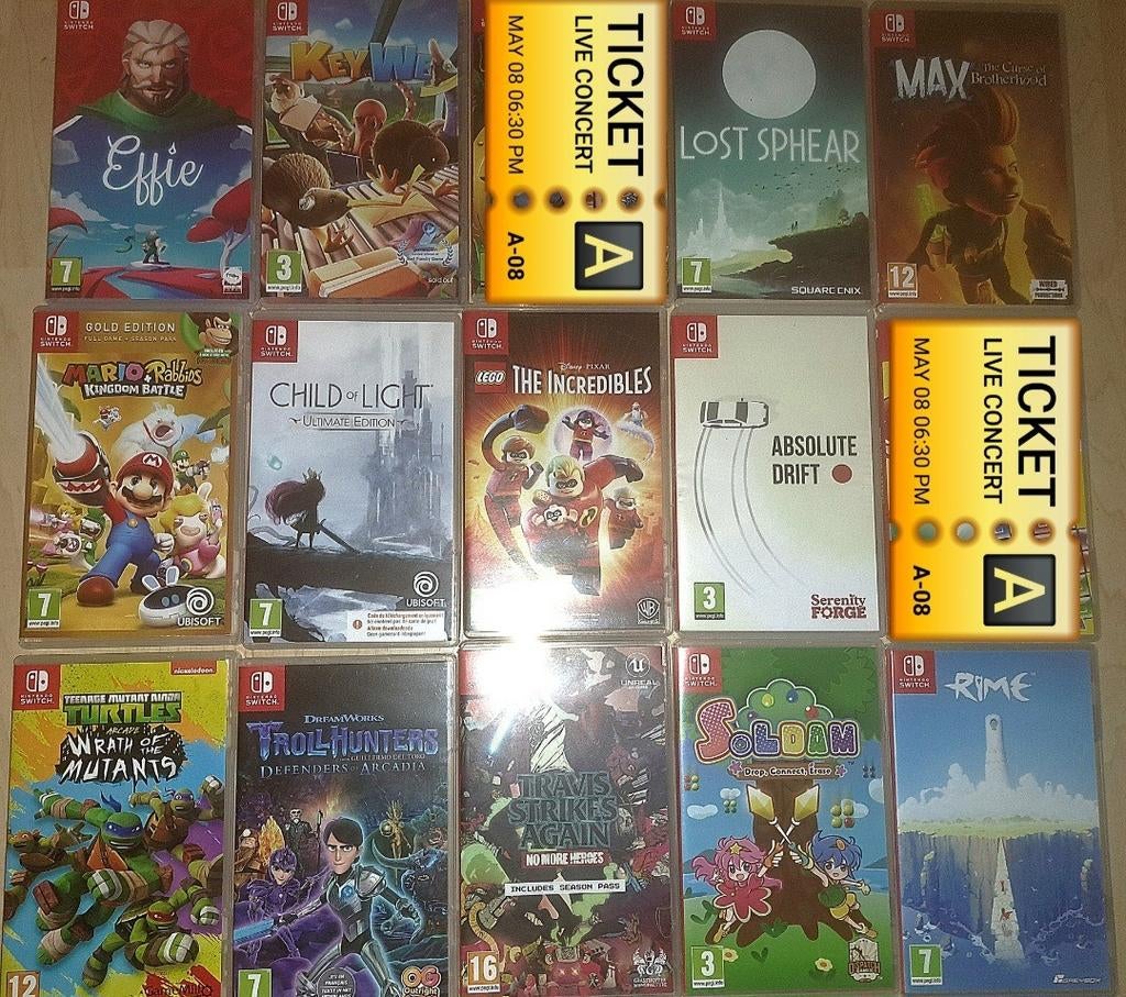 Nintendo switch spellen uitzoeken voor 16 euro per stuk, Spelcomputers en Games, Avontuur en Actie, Ophalen of Verzenden, Zo goed als nieuw