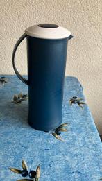 TUPPERWARE  thermoskan,  1 liter,  blauw, Ophalen of Verzenden, Gebruikt, Blauw, Beker of Kan