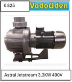 Astral Jetstream 3,3KW 400V bij vado vor maar €825 (exl BTW), Ophalen of Verzenden, Zo goed als nieuw, Zwembadpomp