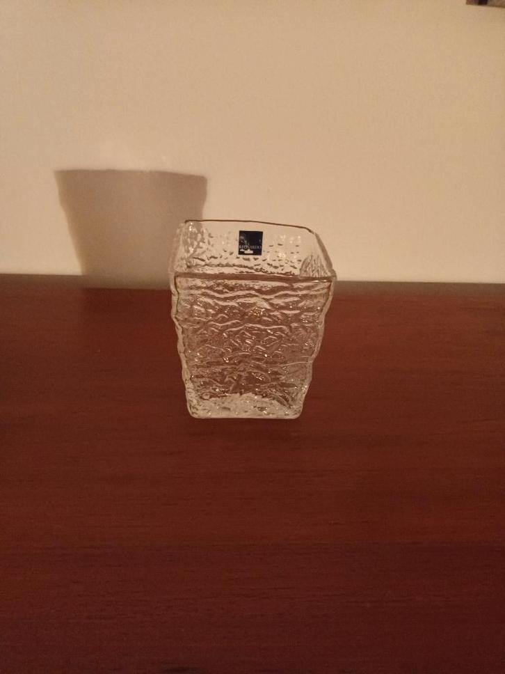 Leonardo Vaas smeltend glas effect...., Antiek en Kunst, Curiosa en Brocante, Ophalen of Verzenden