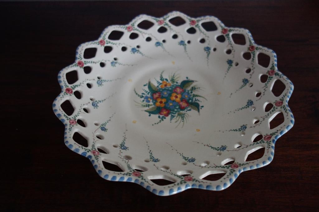 Bord Gouda open rand porselein, Ophalen of Verzenden