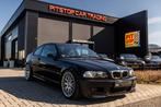 BMW E46 M3, Schuifdak, H&K Audio, Carbonschwarz, Full Option, Auto's, BMW, Achterwielaandrijving, Gebruikt, Zwart, Zwart