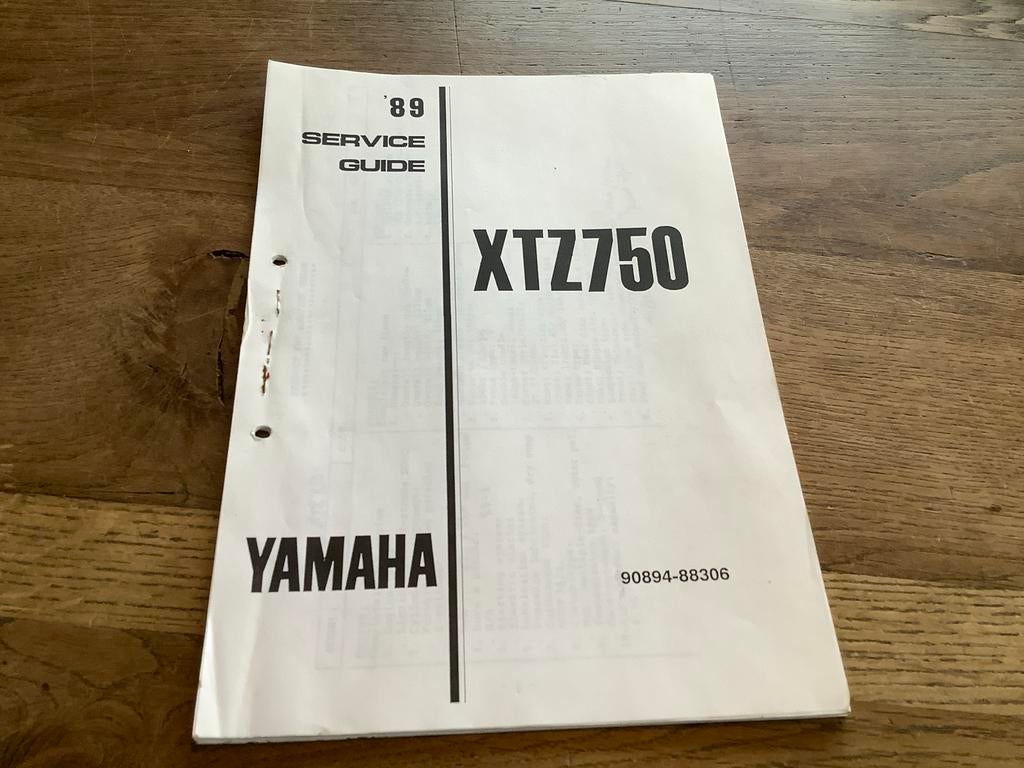 Yamaha XTZ750 Service Handleiding - 1989, Motoren, Verzenden, Yamaha