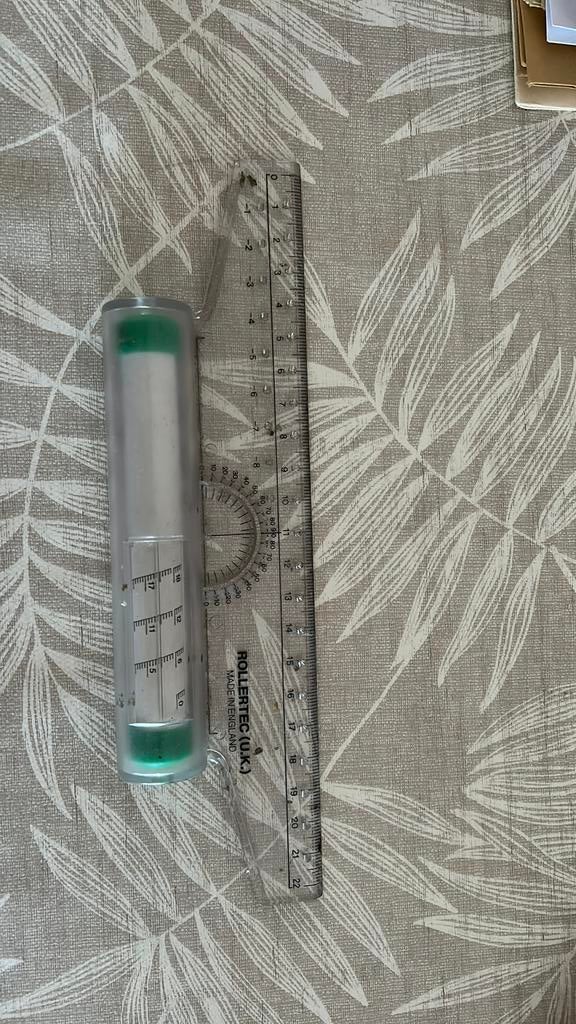 Rollertec UK lineaal clinometer, Ophalen, Zo goed als nieuw