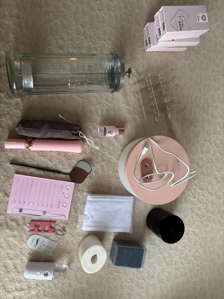 Wimperextensions / salon benodigdheden Oh my Lash, Ogen, Zwart, Ophalen of Verzenden, Zo goed als nieuw