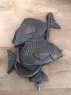 2 brasem vissen met haak steen 22 cm hoog schroefdraad, Ophalen of Verzenden, Zo goed als nieuw
