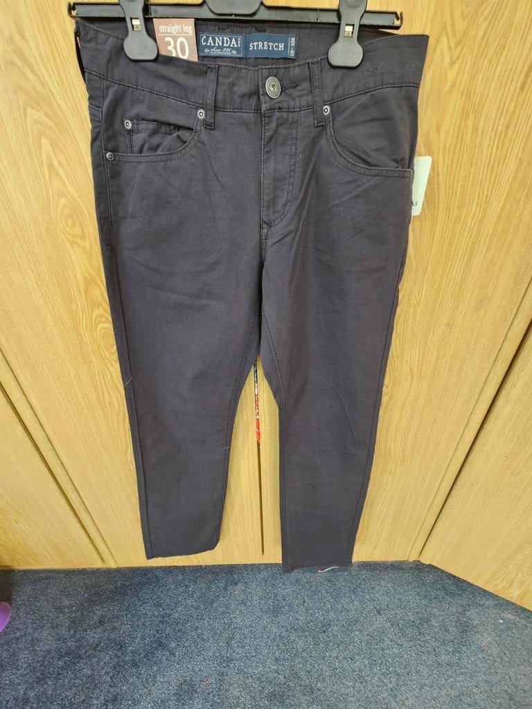 Canda stretch jeans broek donkerblauw nieuw, Ophalen of Verzenden, Nieuw, Blauw