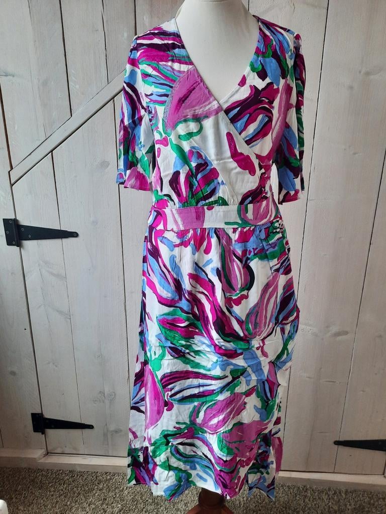 Jurk Pom Amsterdam 40, Maat 38/40 (M), Blauw, Ophalen of Verzenden, Zo goed als nieuw