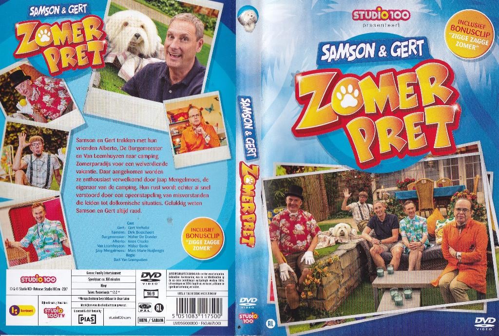 Samson en Gert - Zomerpret dvd, Cd's en Dvd's, Dvd's | Kinderen en Jeugd, Gebruikt, Alle leeftijden, Ophalen of Verzenden, Komedie