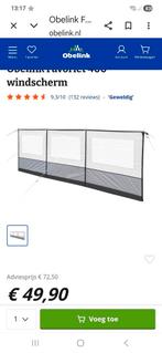 Windscherm Obelink., Ophalen of Verzenden