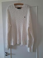 Ralph Lauren Kabeltrui Heren - Zo goed als nieuw, Kleding | Heren, Truien en Vesten, Wit, Ralph Lauren, Overige maten, Ophalen of Verzenden