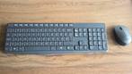 Logitech toetsenbord met muis, Computers en Software, Toetsenborden, Ophalen, Toetsenbord en muis-set, Zo goed als nieuw, Draadloos