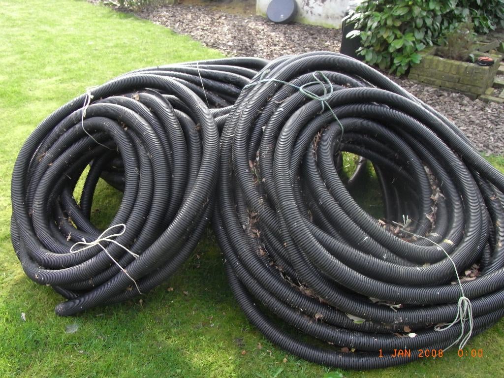 Drainageslang 60 mm 300 meter ook per 150 meter., Doe-het-zelf en Verbouw, Buizen en Afvoer, Pvc, 6 meter of meer, Overige typen