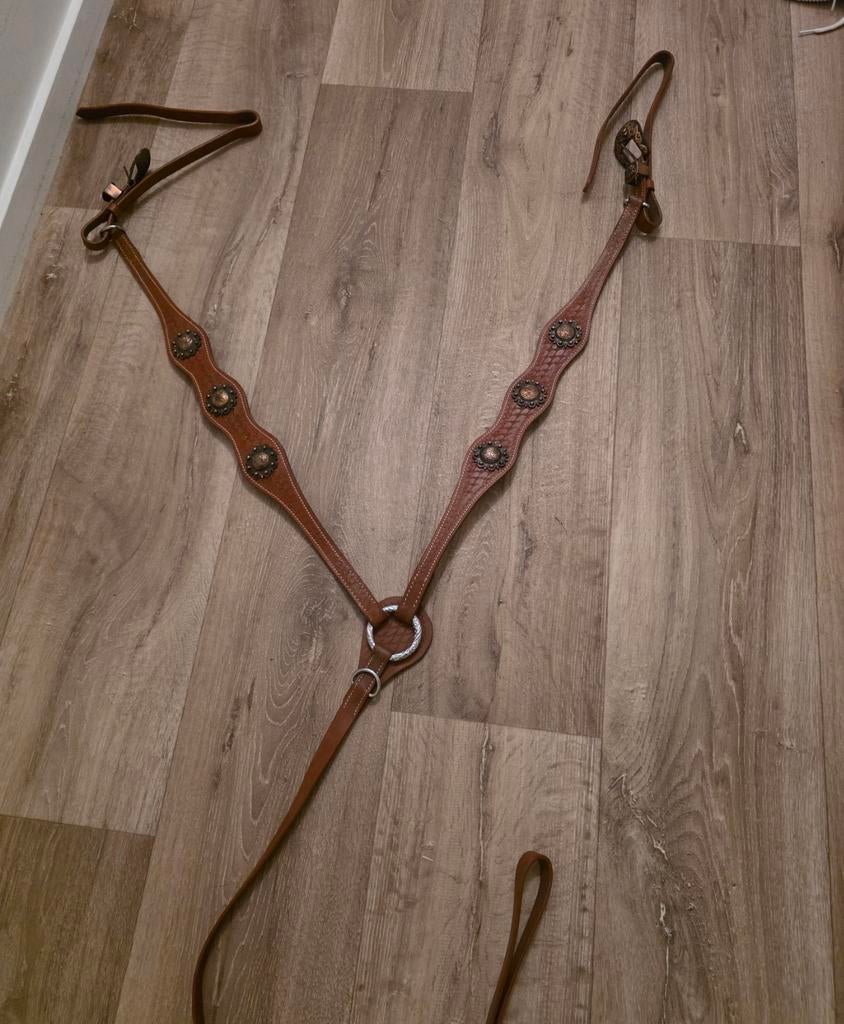 Western borsttuig quarter, Dieren en Toebehoren, Paarden en Pony's | Hoofdstellen en Tuigage, Ophalen of Verzenden, Zo goed als nieuw