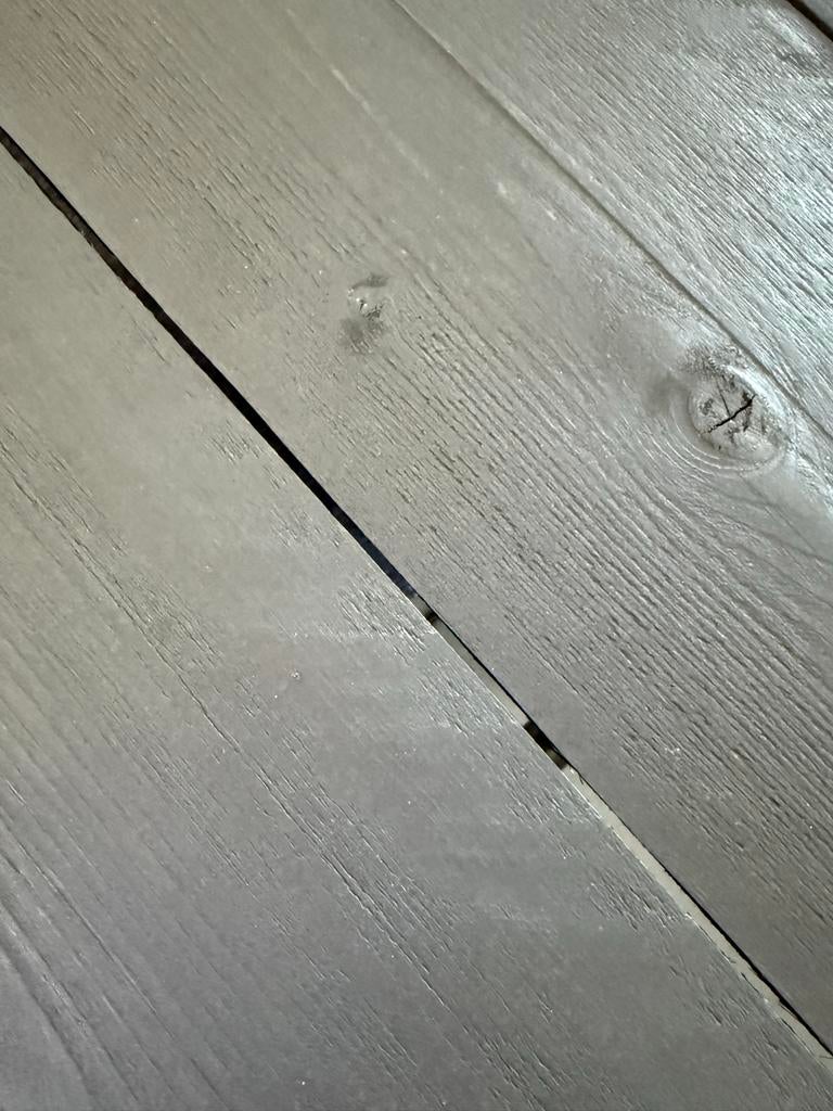 Steigerhouten eettafel met metalen onderstel, Ophalen, 50 tot 100 cm, Zo goed als nieuw, 150 tot 200 cm