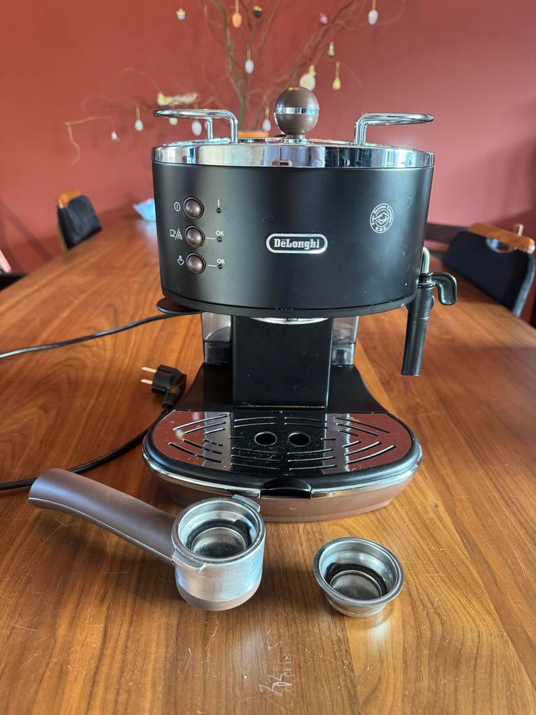 Gebruikte De'Longhi espressomachine Icona Vintage, Witgoed en Apparatuur, Koffiezetapparaten, Ophalen of Verzenden, Gebruikt, Espresso apparaat