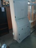 (0453) houten servieskast van 93x45x197 cm BxDxH., Ophalen, Gebruikt, Met deur(en), .