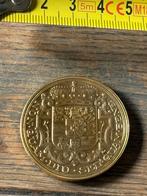 Grote vergulde munt Willem Friso, Ophalen of Verzenden, Koningin Beatrix, Overige waardes, Losse munt