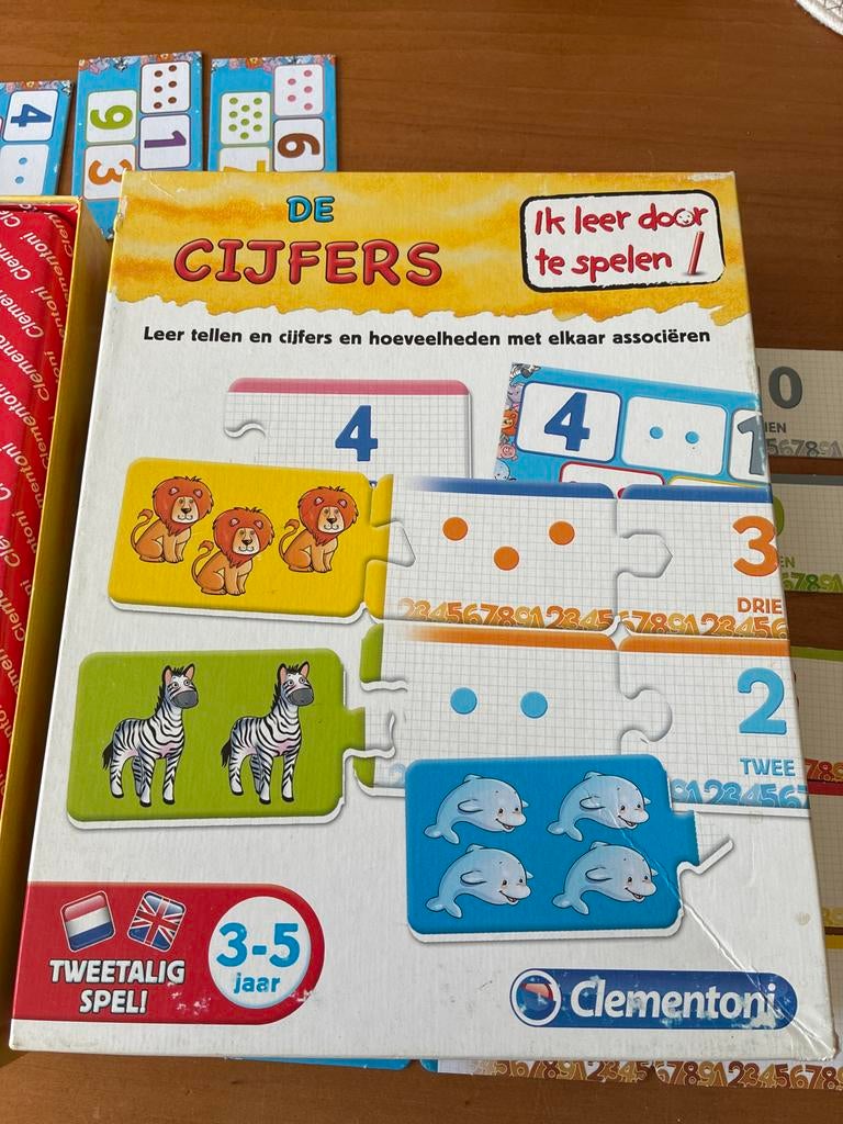 Clementoni Ik leer door te spelen: De Cijfers, Ophalen of Verzenden, Gebruikt, Puzzelen