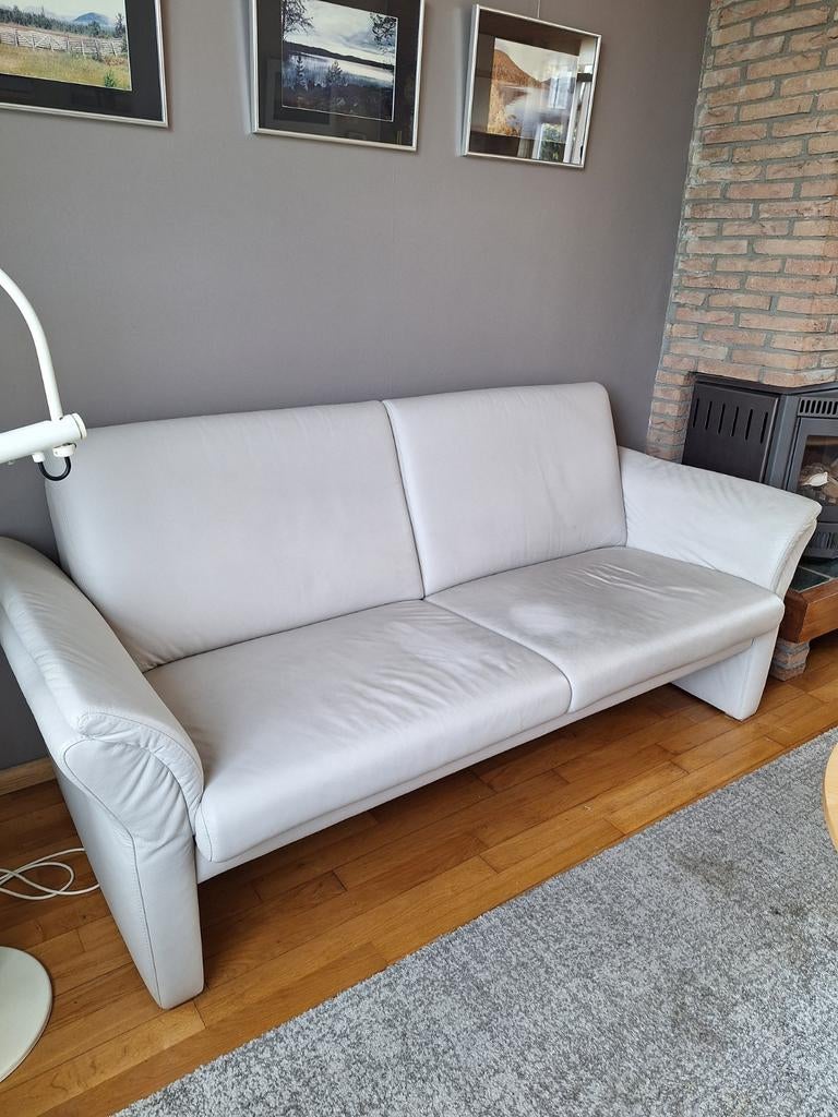 2 zits Bank leer bankje leren bank prominent, Ophalen, 15 inch