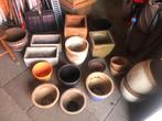Veel bloempotten en balkonbakken, Ophalen, Aardewerk, Tuin
