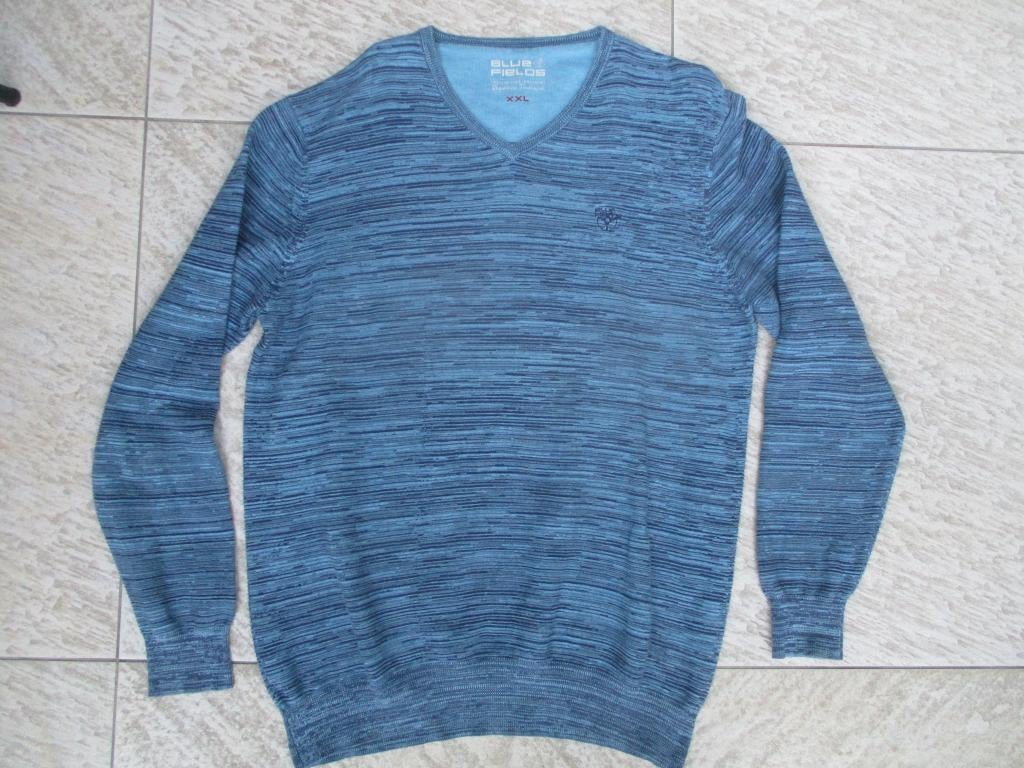 Bluefields trui blauw gemêleerd maat XXL, Blauw, Bluefields, Overige maten, Ophalen of Verzenden
