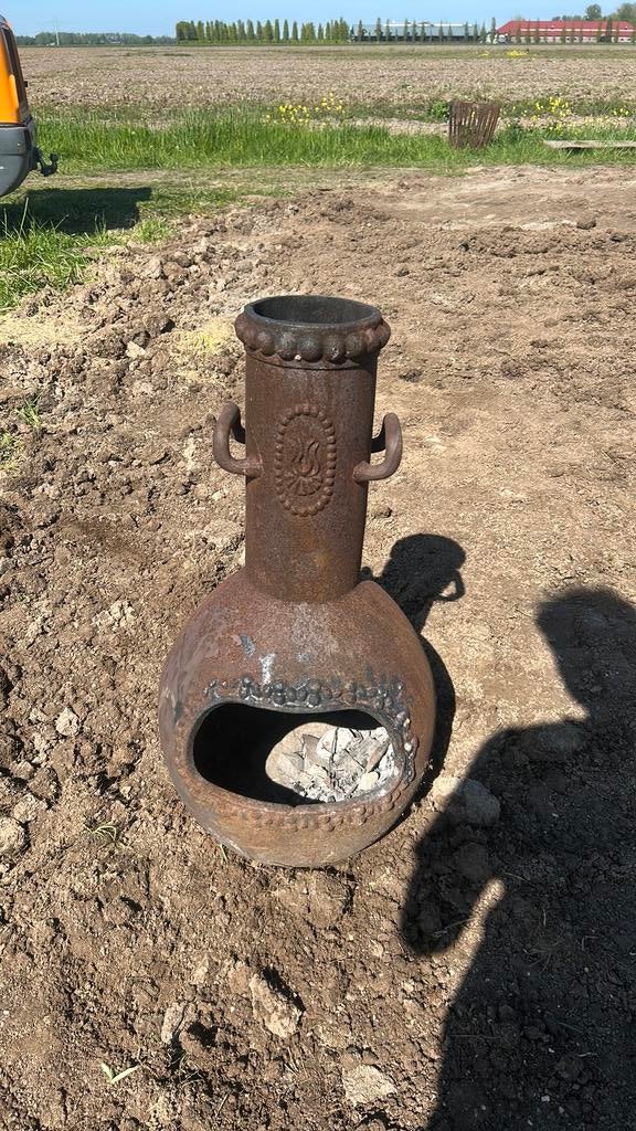 Kacheltje, Tuin en Terras, Vuurkorven, Ophalen, Zo goed als nieuw